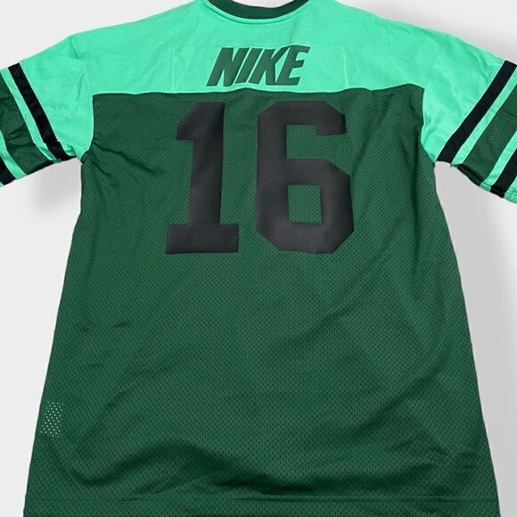Nike Dri-Fit Mens Green/Black Plain Football Jersey size Large DV7364-341 New - Picture 7 of 10